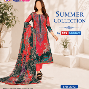 bexi fabrics digital print 3 pcs (bfd 2092)