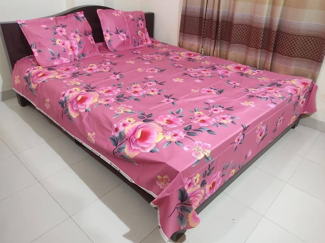 king size full panel bedsheet with pillow cover set (7.5Ã8.5 feet) king size full panel bedsheet with pillow cover set (7.5Ã8.5 feet)